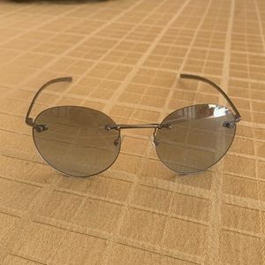Gucci frameless tinted sunglasses